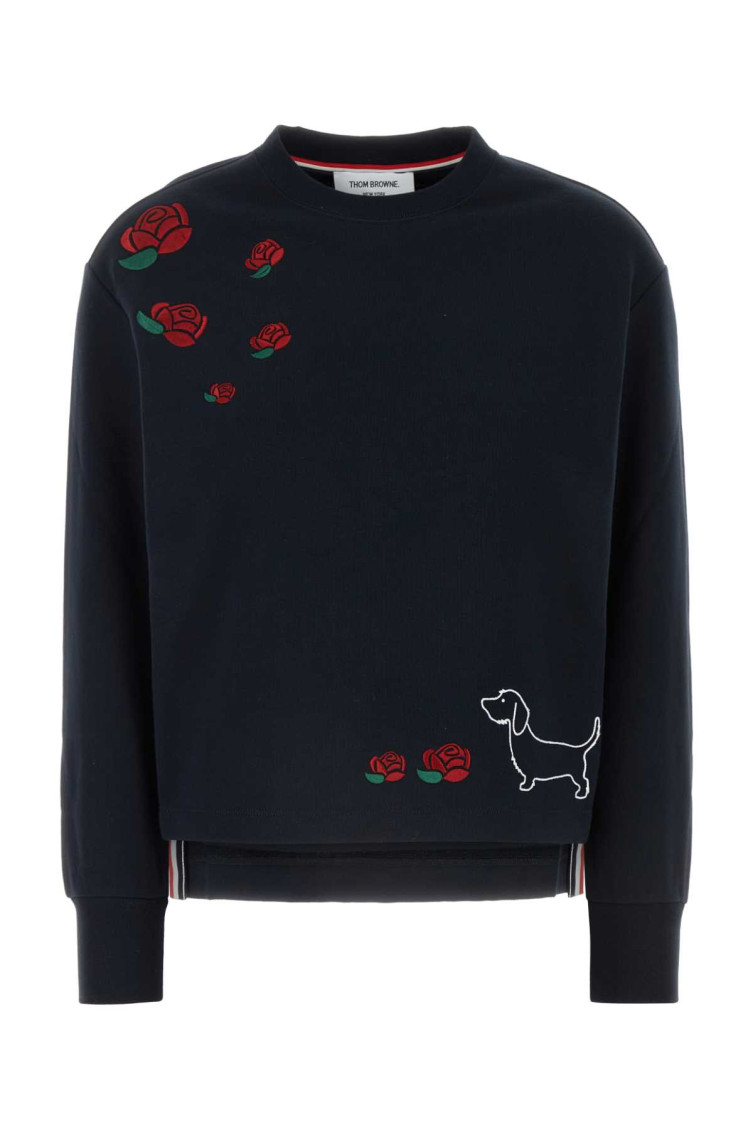 Roses And Dog Sweatshirt