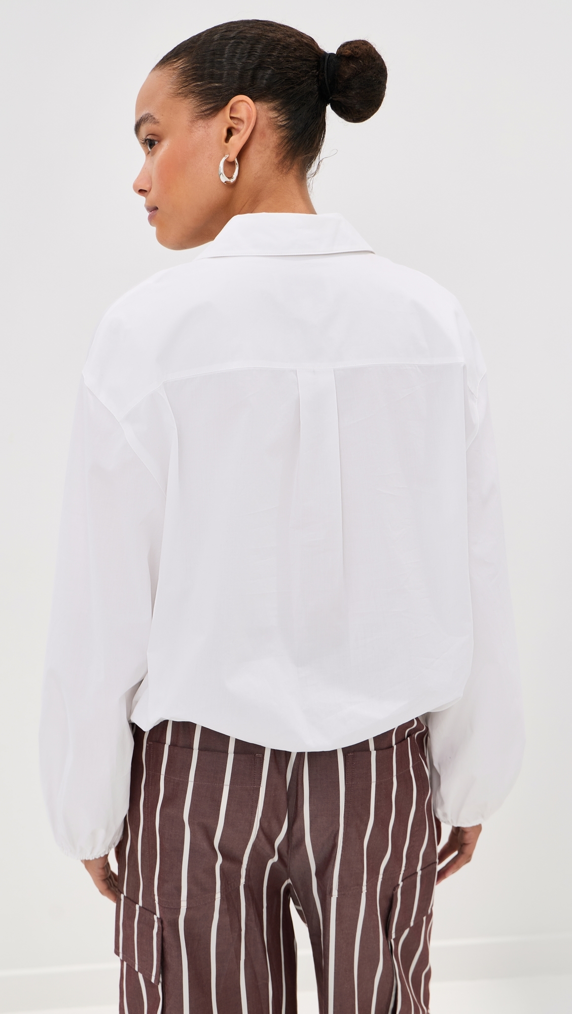 Tate Poplin Pullover Black