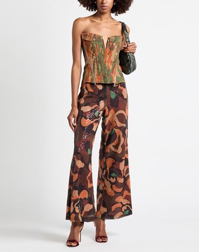 Malìparmi Woman Pants Brown Size 6 Polyester