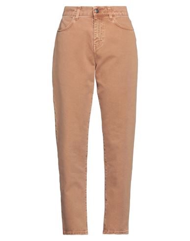 Htc Woman Jeans Camel Size 26 Cotton