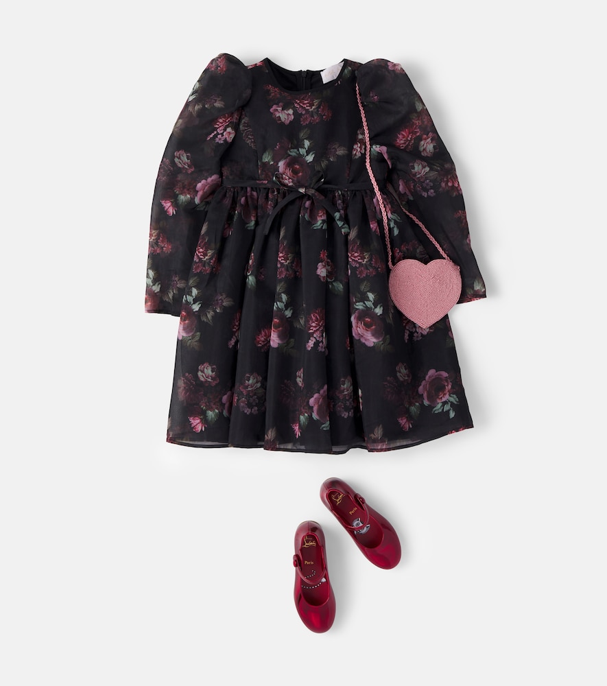 Floral organza dress
