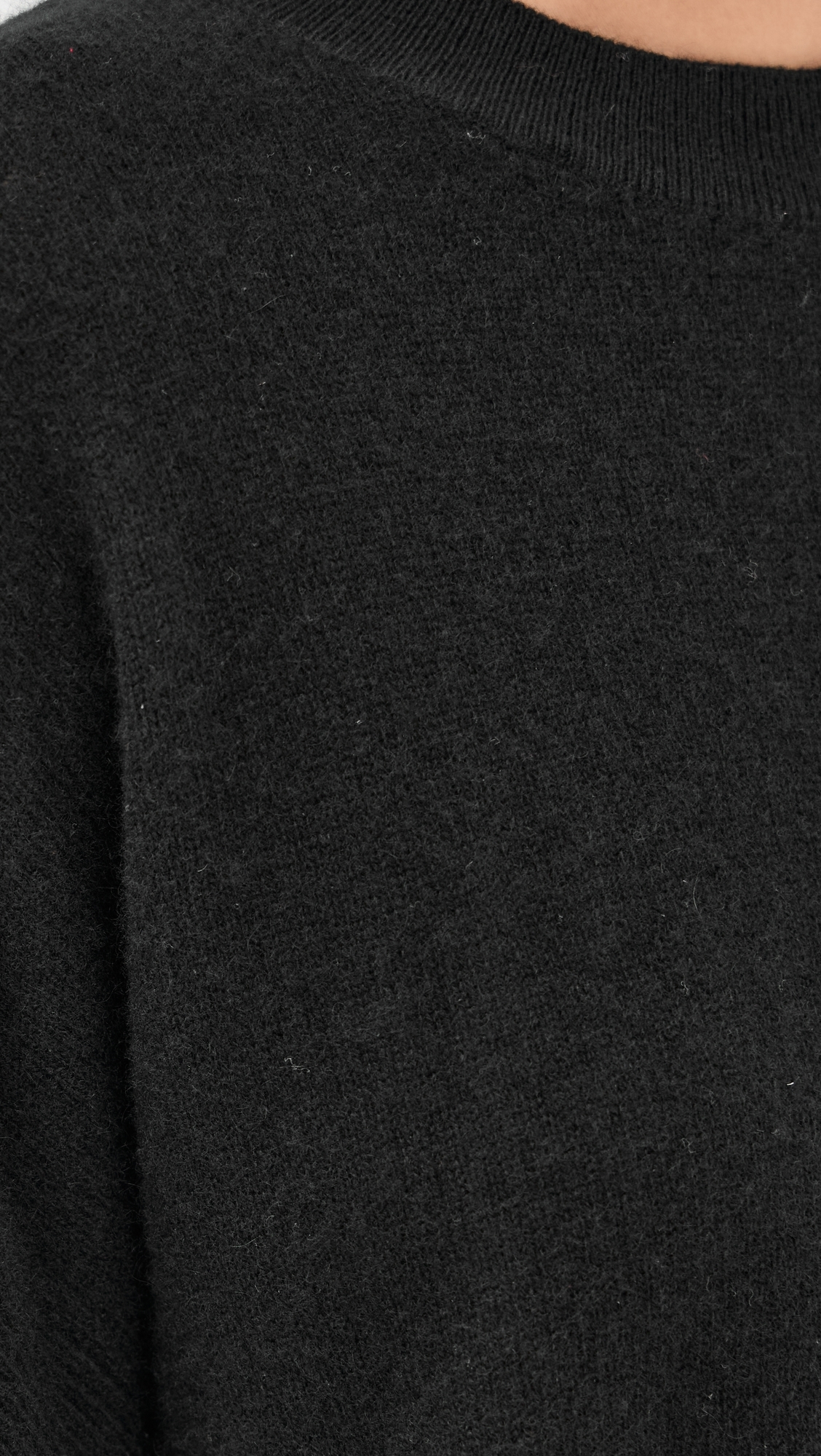 Cashmere Modena Brushed Sweater Black M