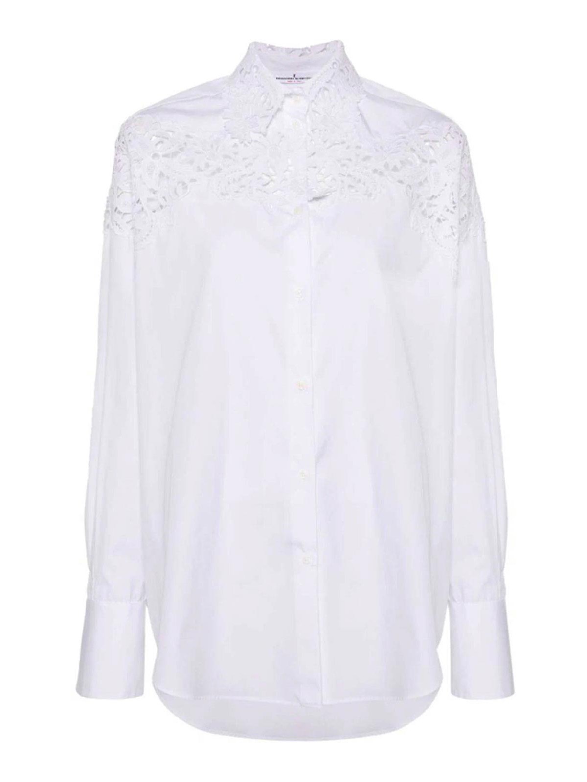 Shirt With Lace
