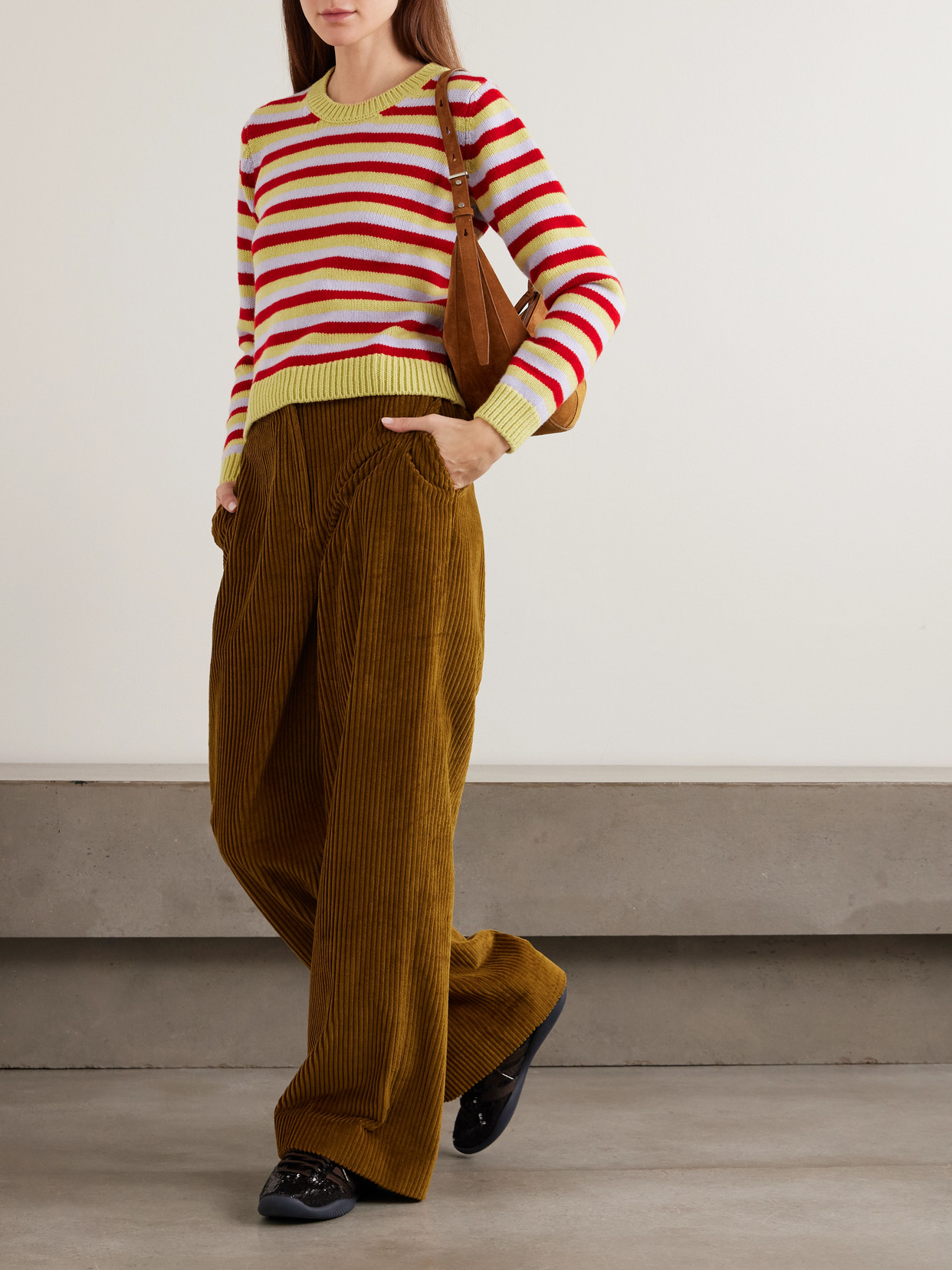 &Rosha Striped Wool Sweater - Multi