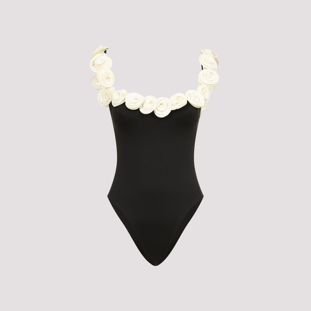 Black Hilal One Piece Swimsuit