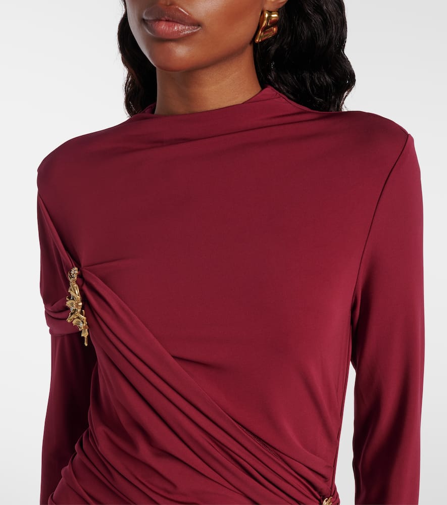 Izadora embellished jersey gown