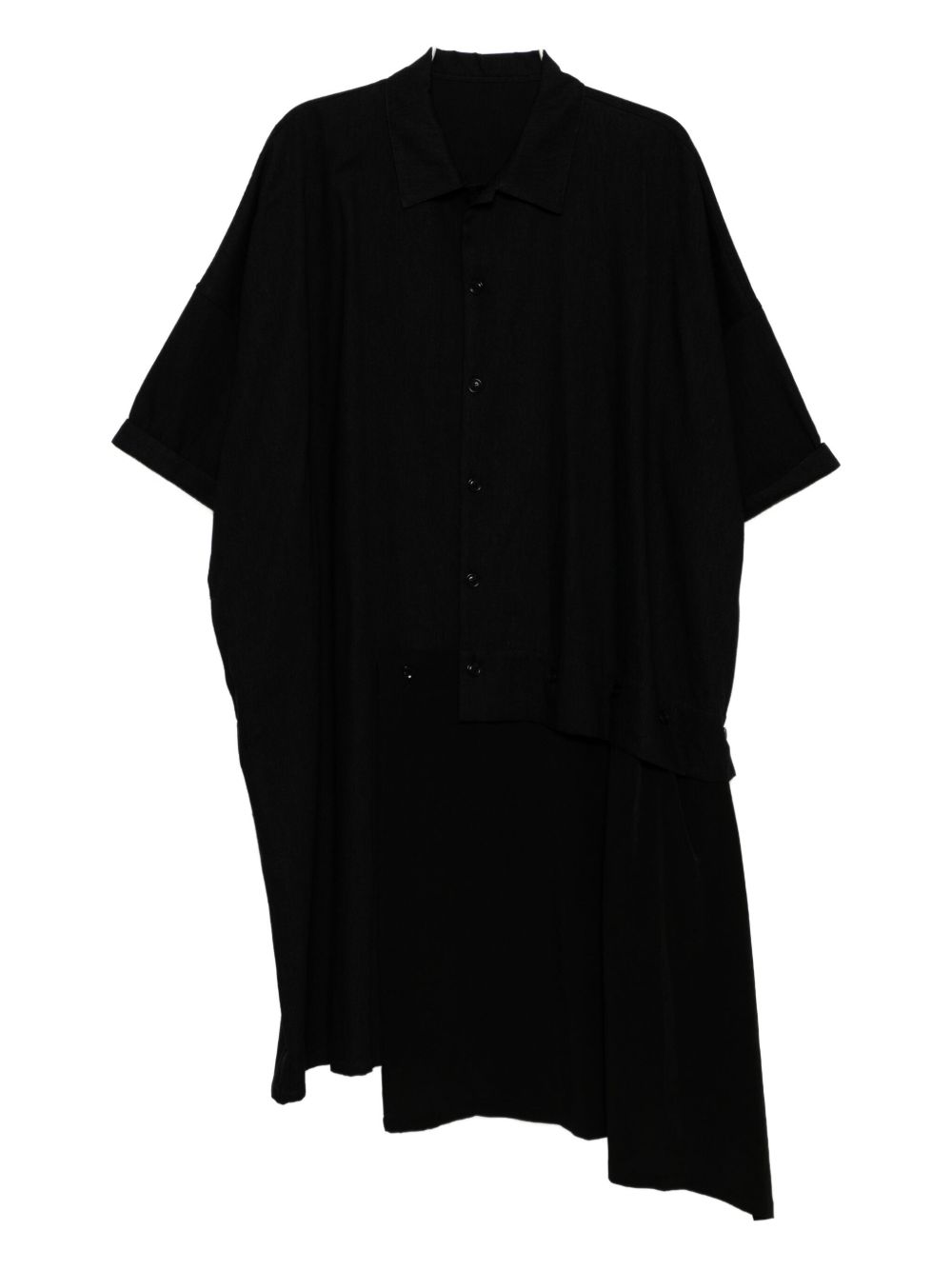Crepe de Chine long dress - Black