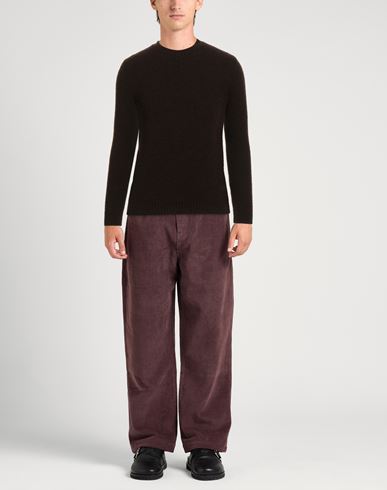 Man Sweater Dark brown Size 38 Wool, Acrylic, Polyamide