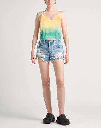 Woman Top Yellow Size 4 Cotton