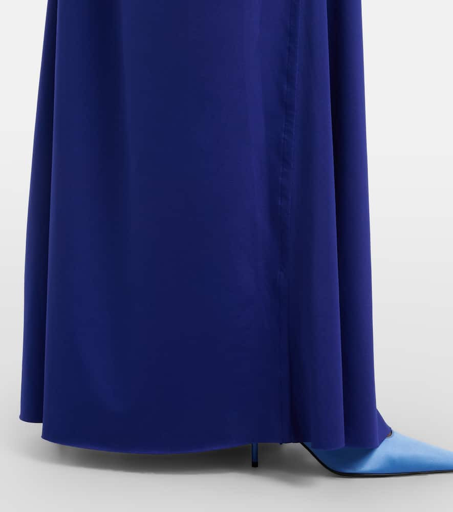 Ruched maxi dress