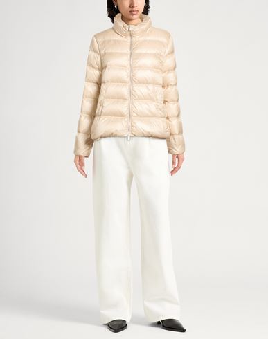 Woman Puffer Beige Size 6 Nylon