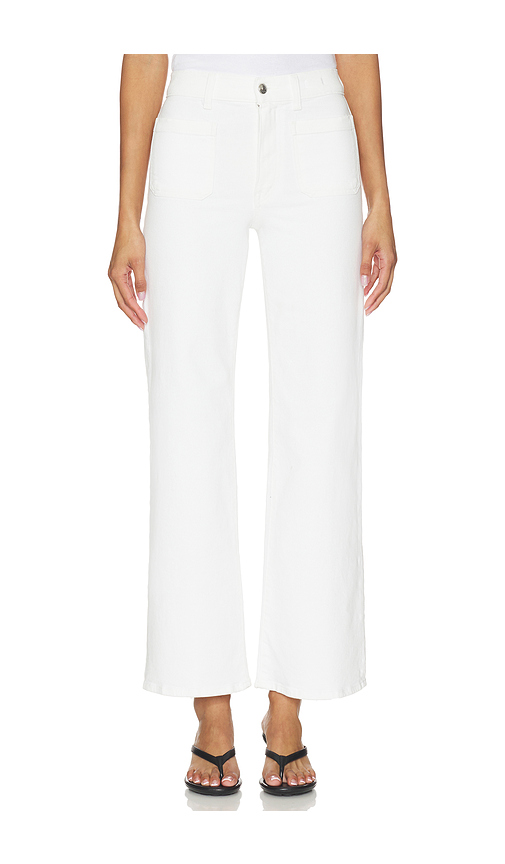 Madewell The Wide Leg With Patch Pocket Jeans in White. 26. Also , 27, 28, 29, 30, 31