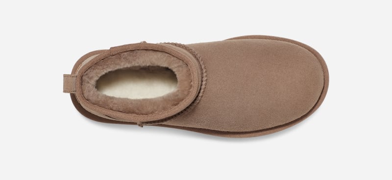 ® Women's Classic Ultra Mini Sheepskin Classic Boots in Caribou