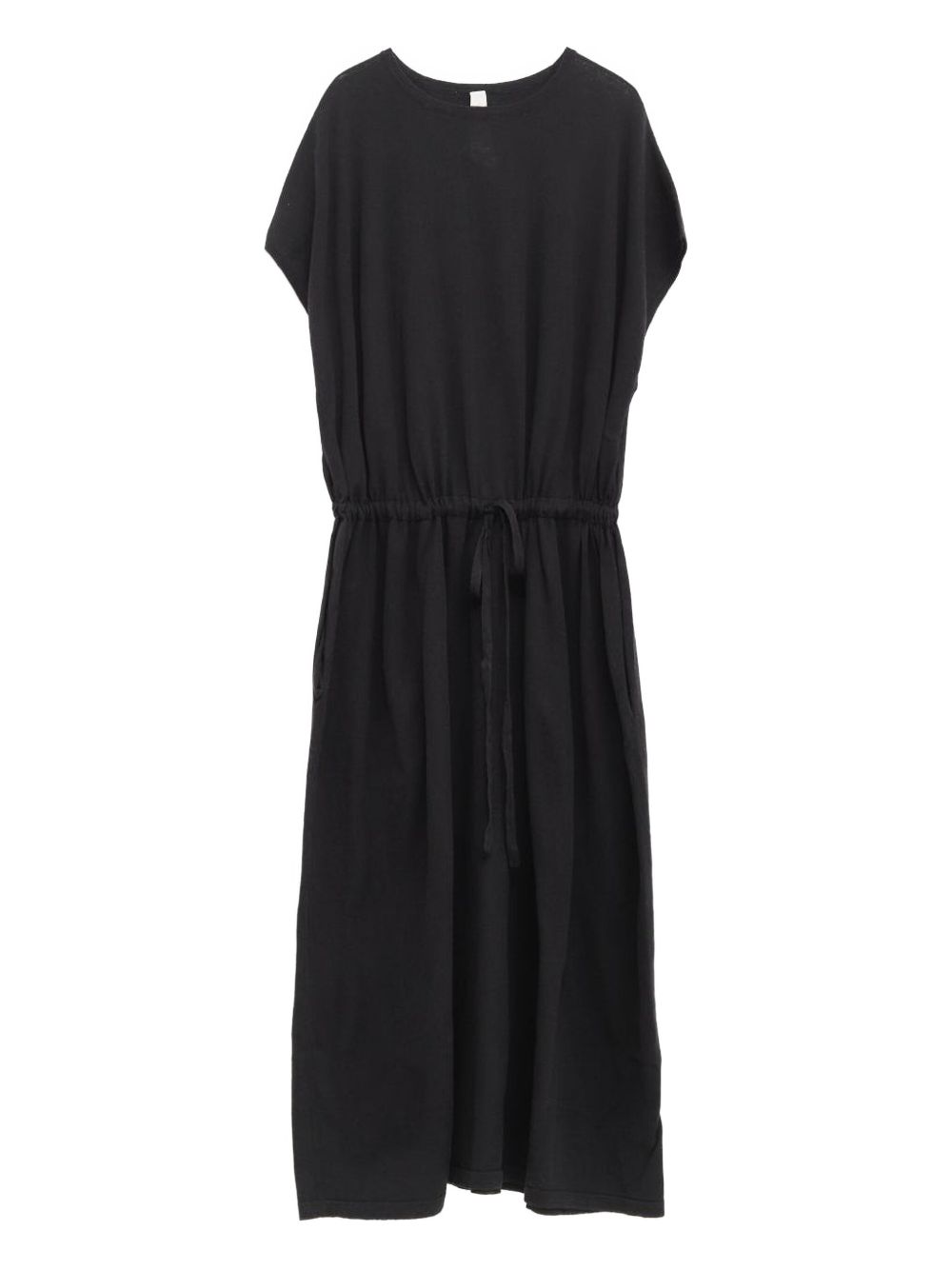 Lauren Manoogian drawstring-waist midi dress - Black