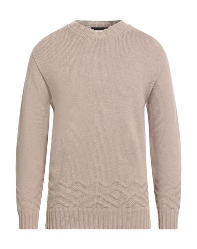Man Sweater Sand Size 42 Wool, Viscose, Polyamide