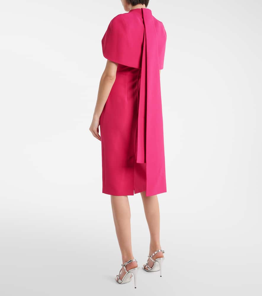 Safiyaa Jana crêpe gown
