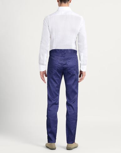 Man Pants Blue Size 30 Linen