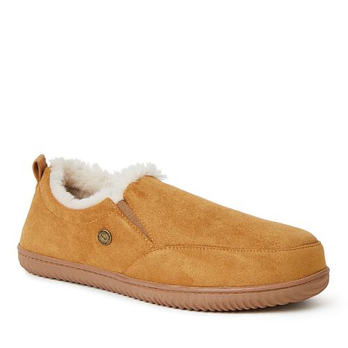 Alpine By Men's Zurich Closed-Back Slippers - Tan