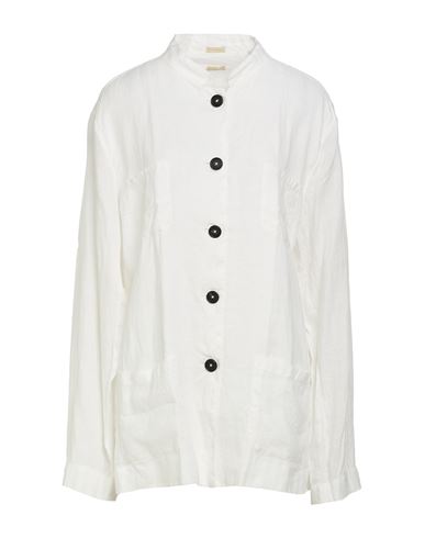 Woman Jacket White Size S Linen
