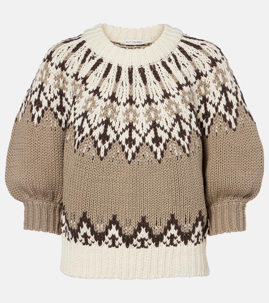Marty Fair Isle cotton sweater