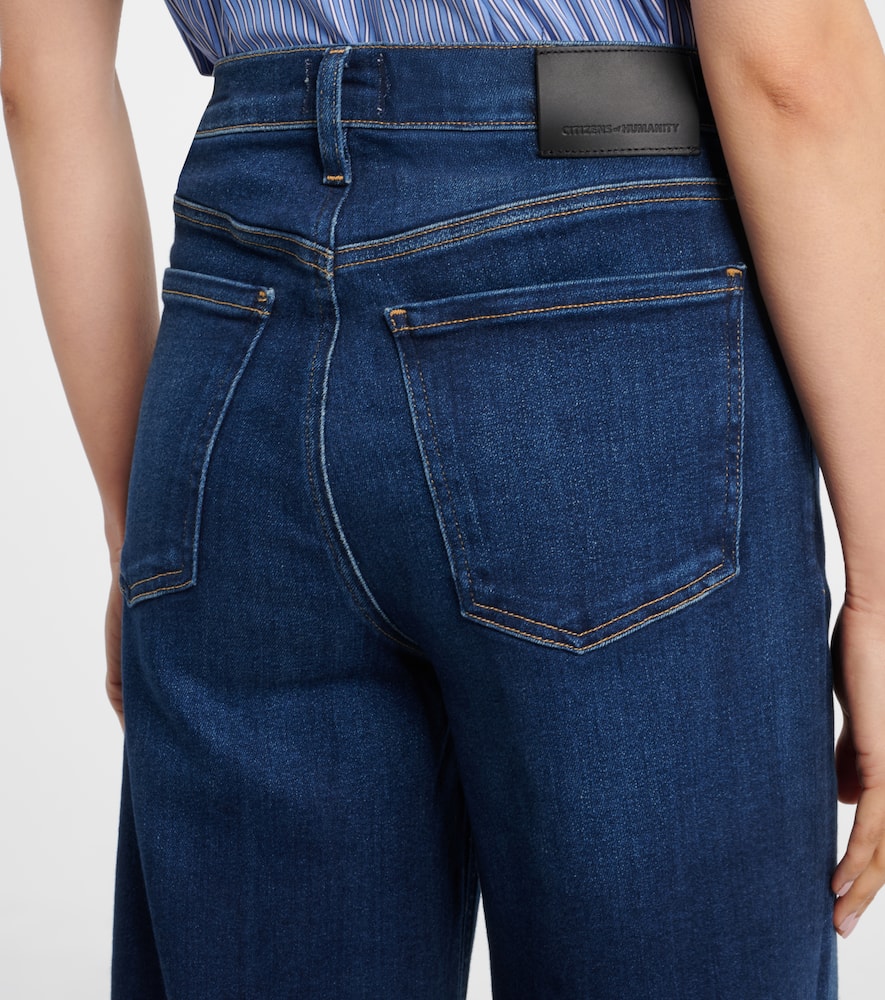 Lyra high-rise wide-leg jeans