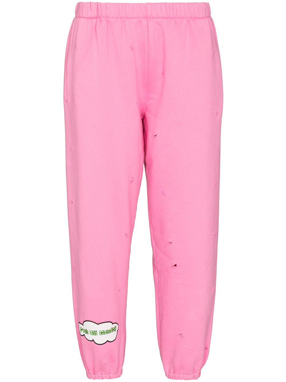 Monday distressed track pants
