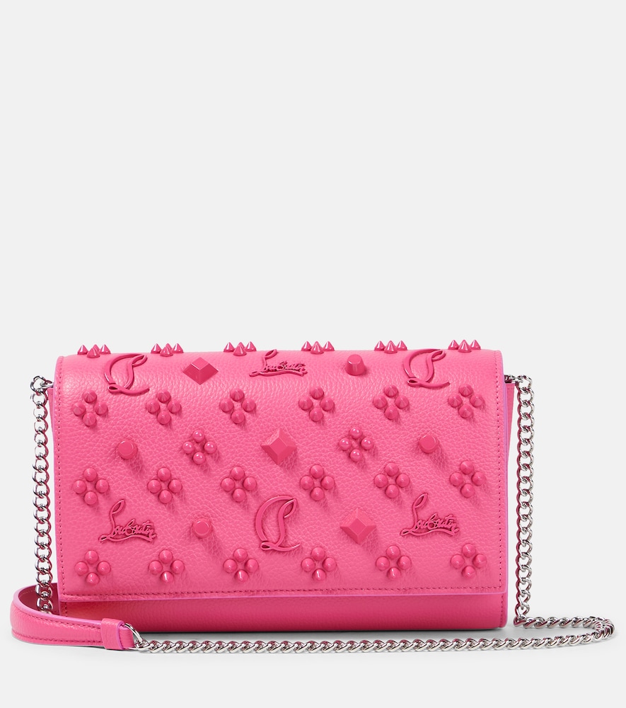 Paloma leather clutch
