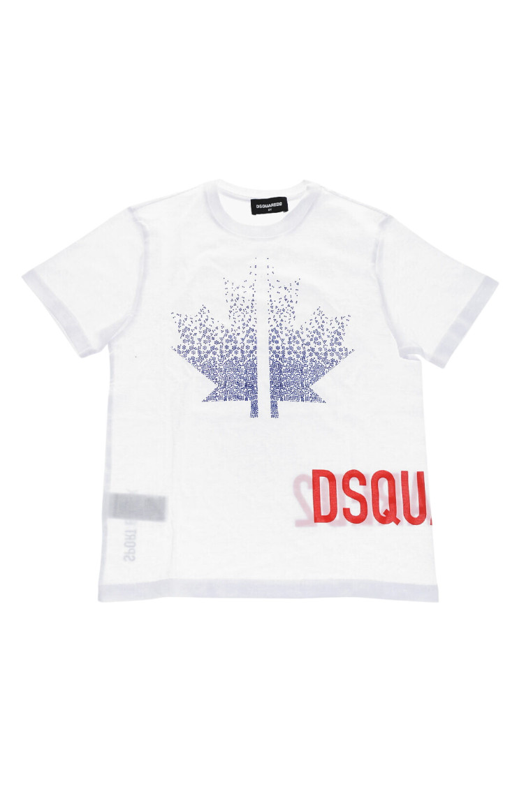 Boys White Regular T-Shirt