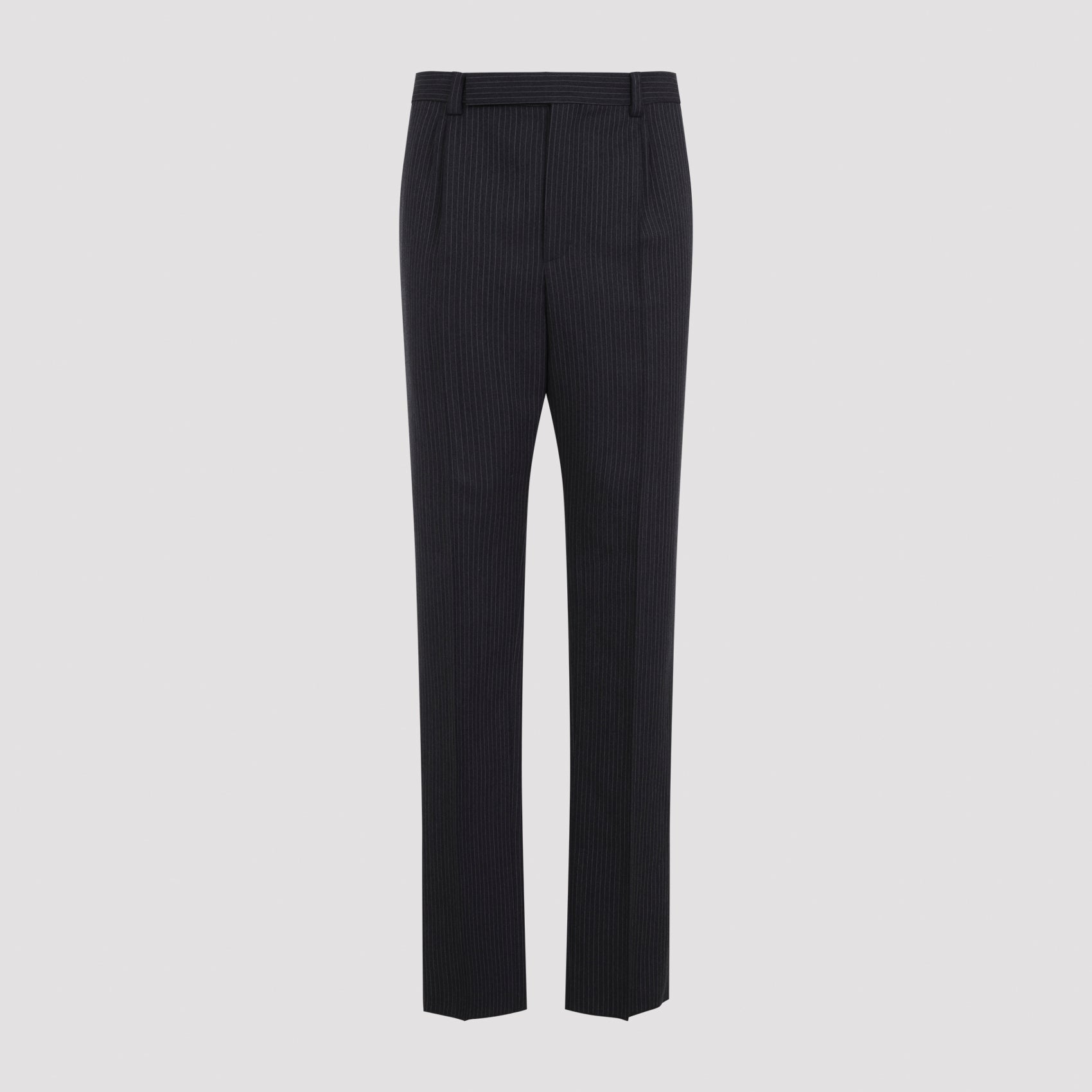 Men's Regular Straight-Leg Wool Pants