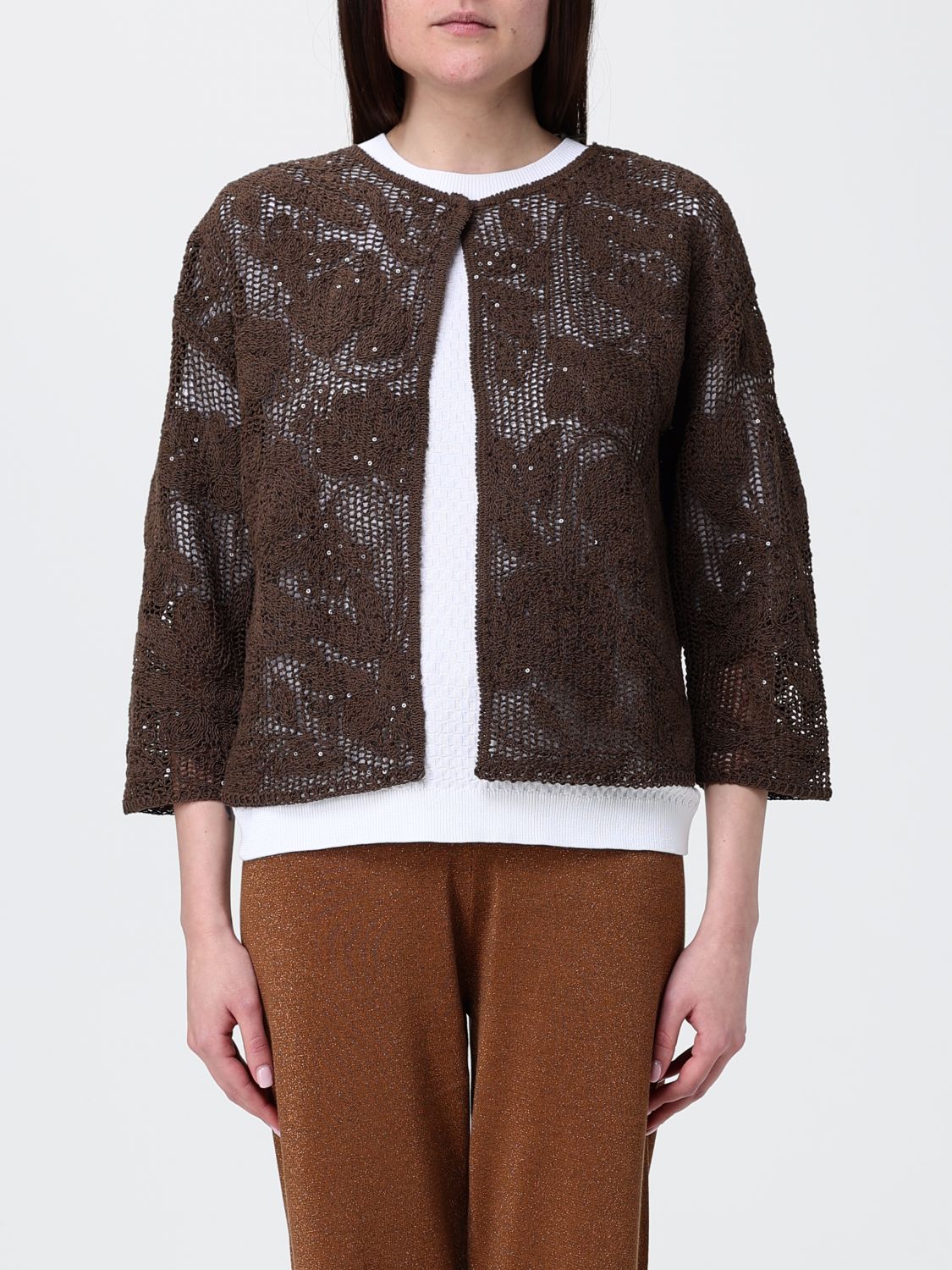 Sweater Woman color Coffee