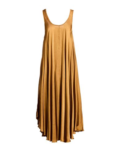 Woman Maxi dress Mustard Size 1 Viscose