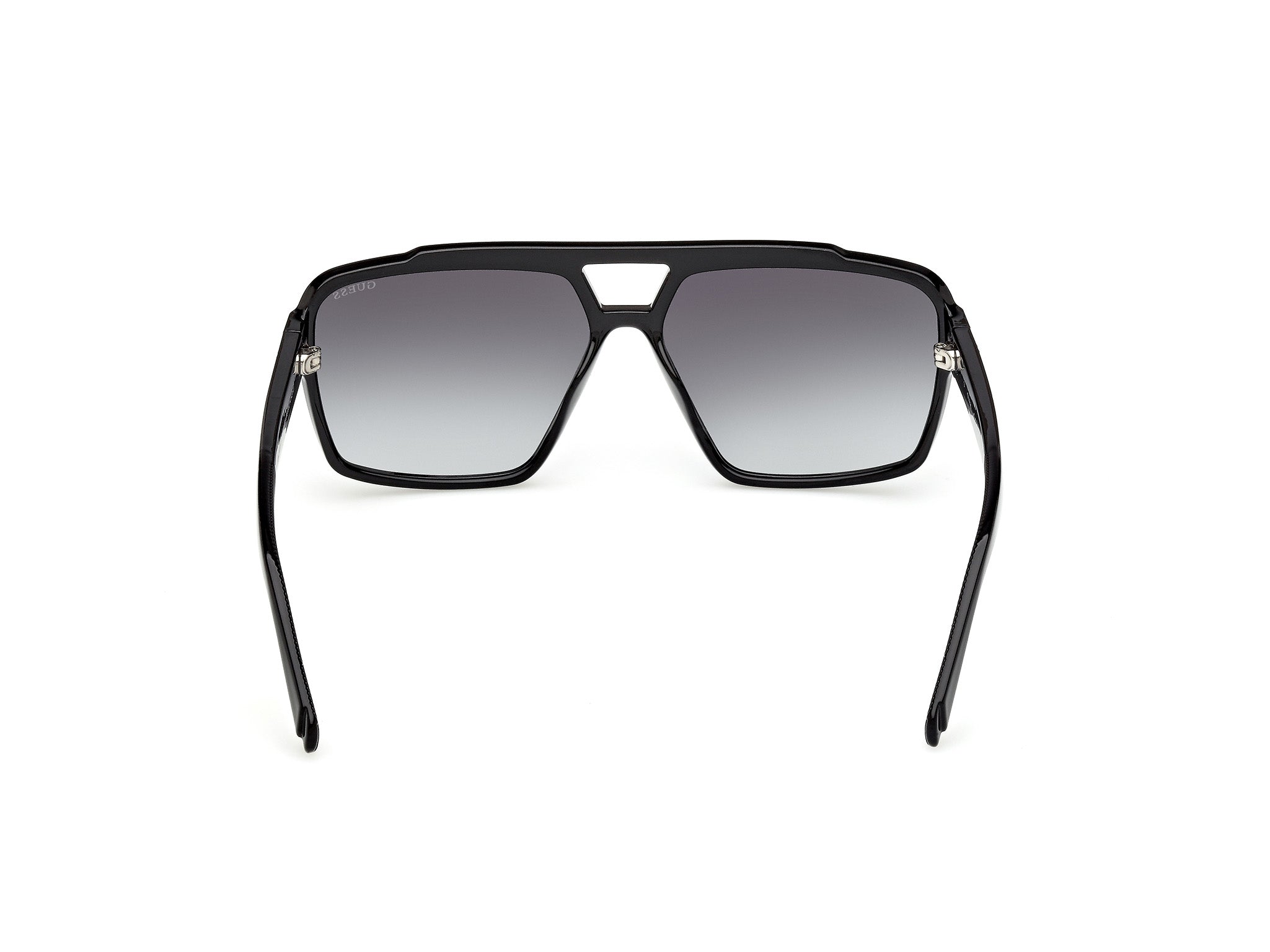 Guess Hombre Guess GU00223 01B Gafas de sol Inyectado Negro Fumar Cuadrada Norma