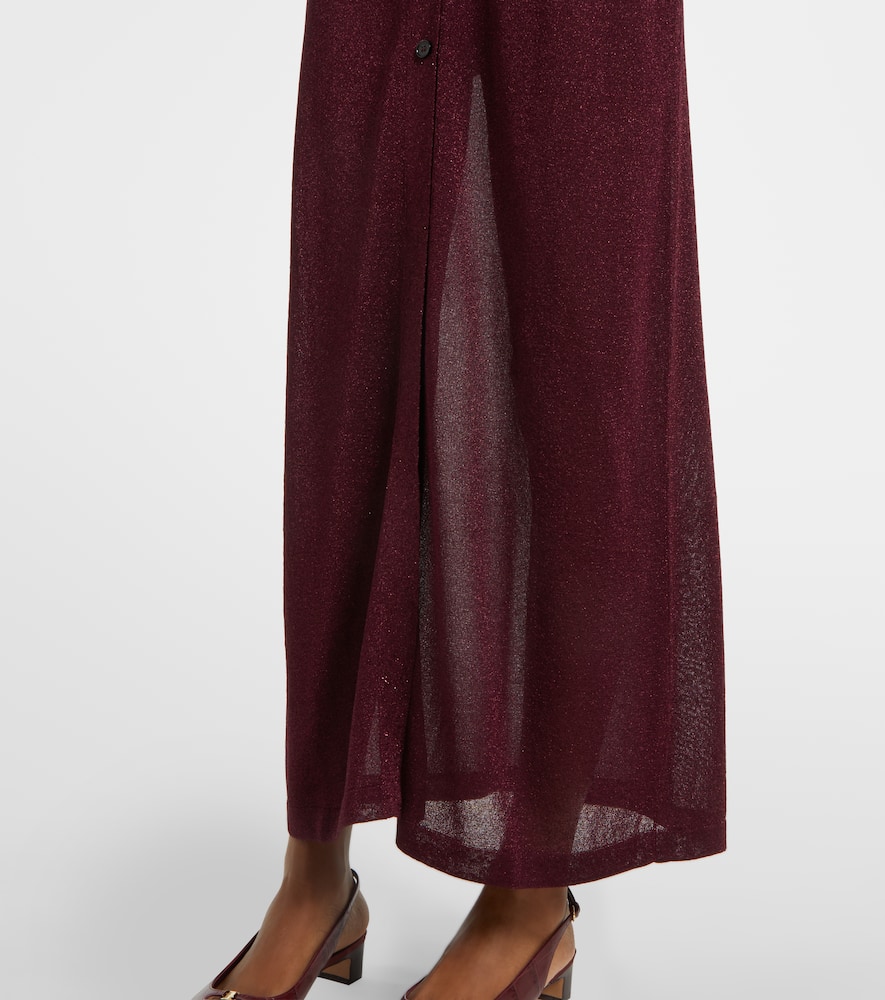 Lamé cardigan