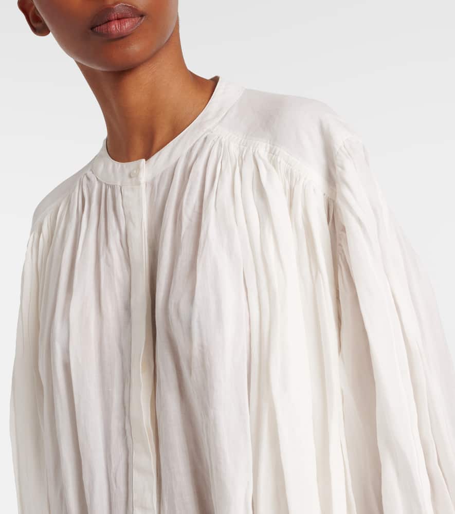 Róhe Oversized ramie maxi dress