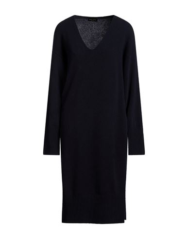 Woman Midi dress Midnight blue Size S Wool, Cashmere
