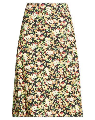 Woman Midi skirt Black Size 4 Viscose