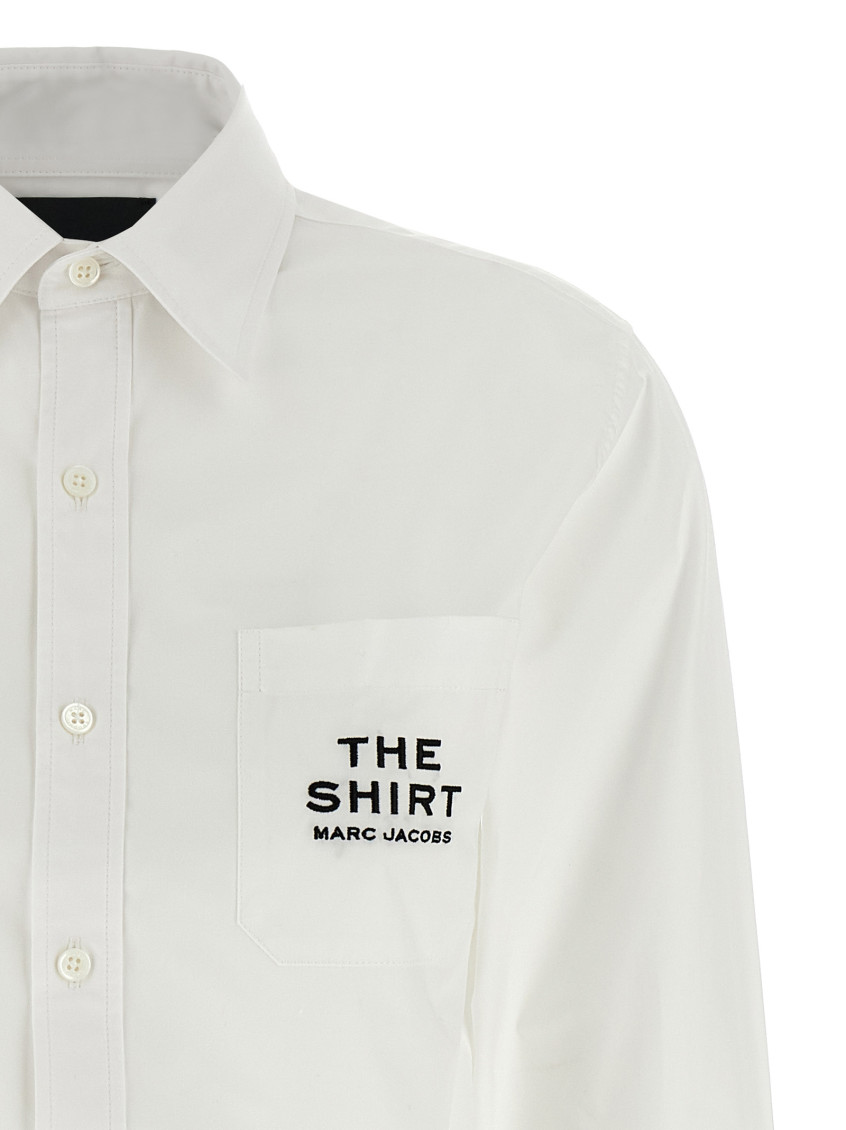 - Cotton Cropped Shirt