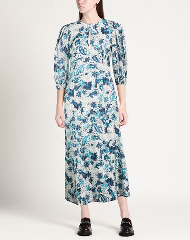 Woman Midi dress White Size 10 Silk, Cotton
