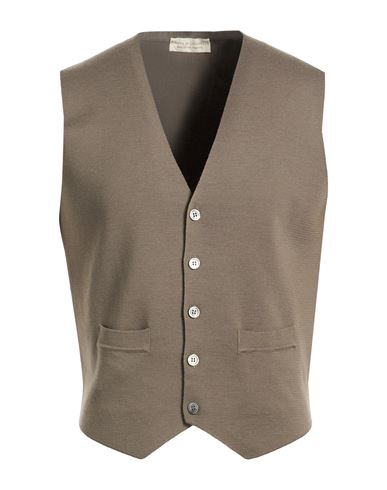 Man Cardigan Military green Size 40 Merino Wool