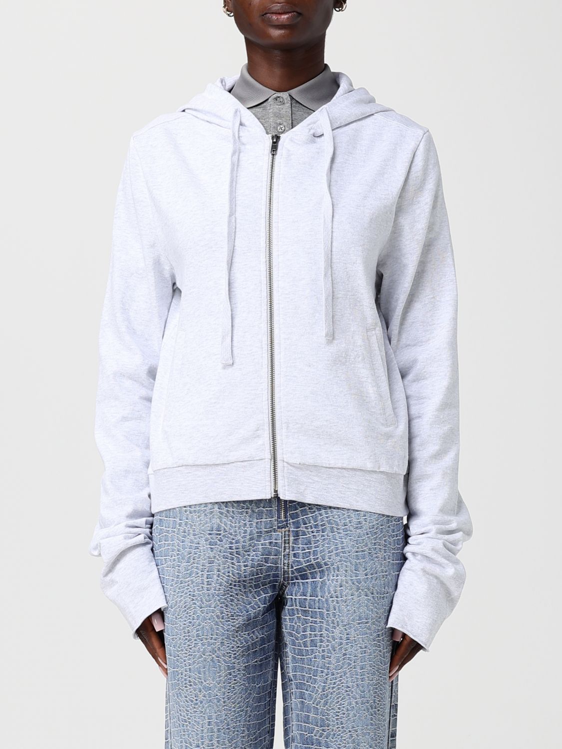 Sweatshirt Woman color Grey