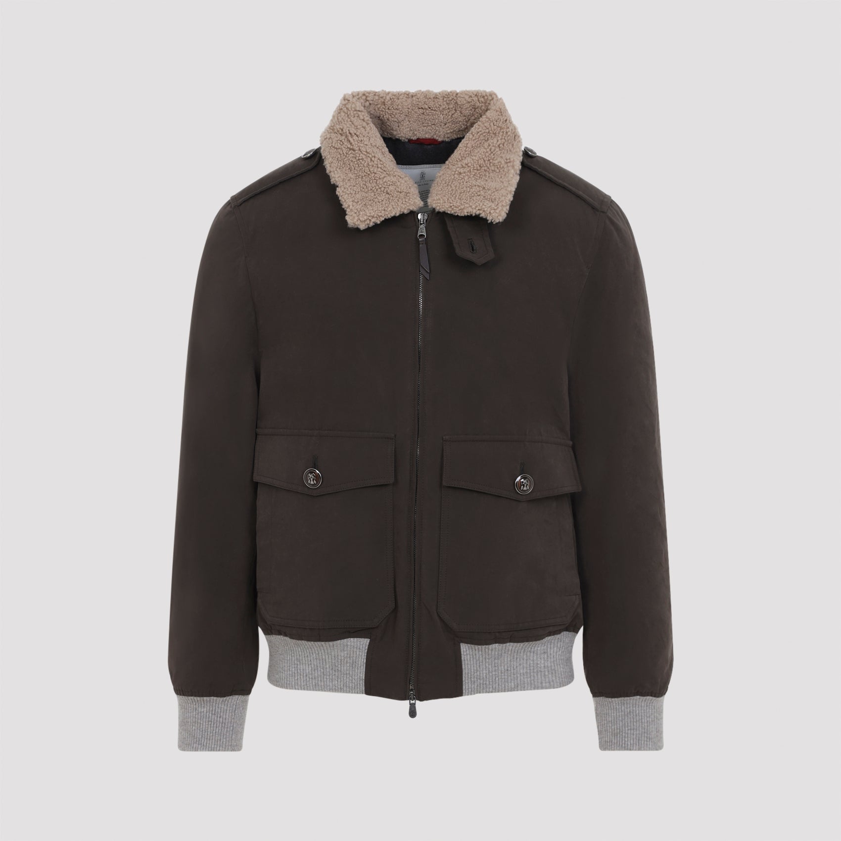 Water-Resistant Cotton Blend Jacket for Men