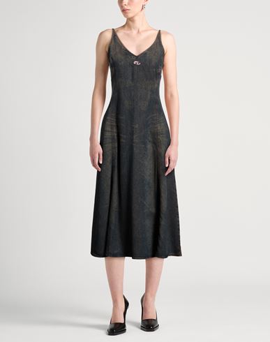 Woman Midi dress Blue Size XS Lyocell