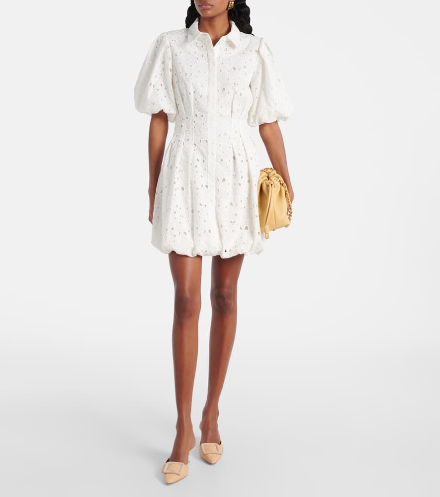 Cleo broderie anglaise cotton minidress