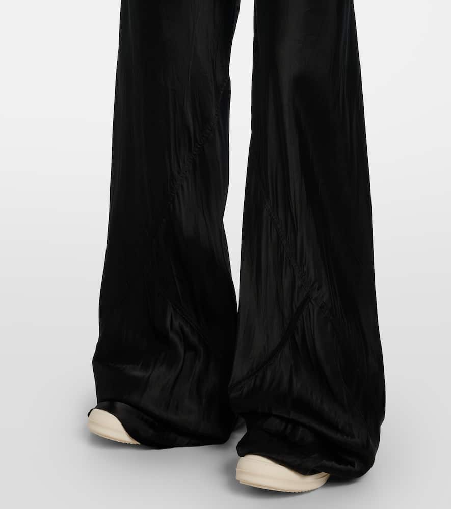Bias wide-leg pants