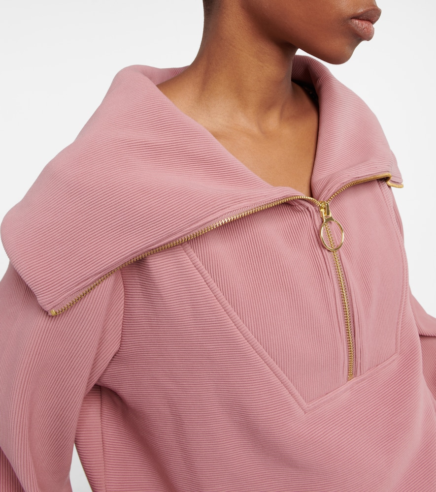 Vine ribbed-knit sweater