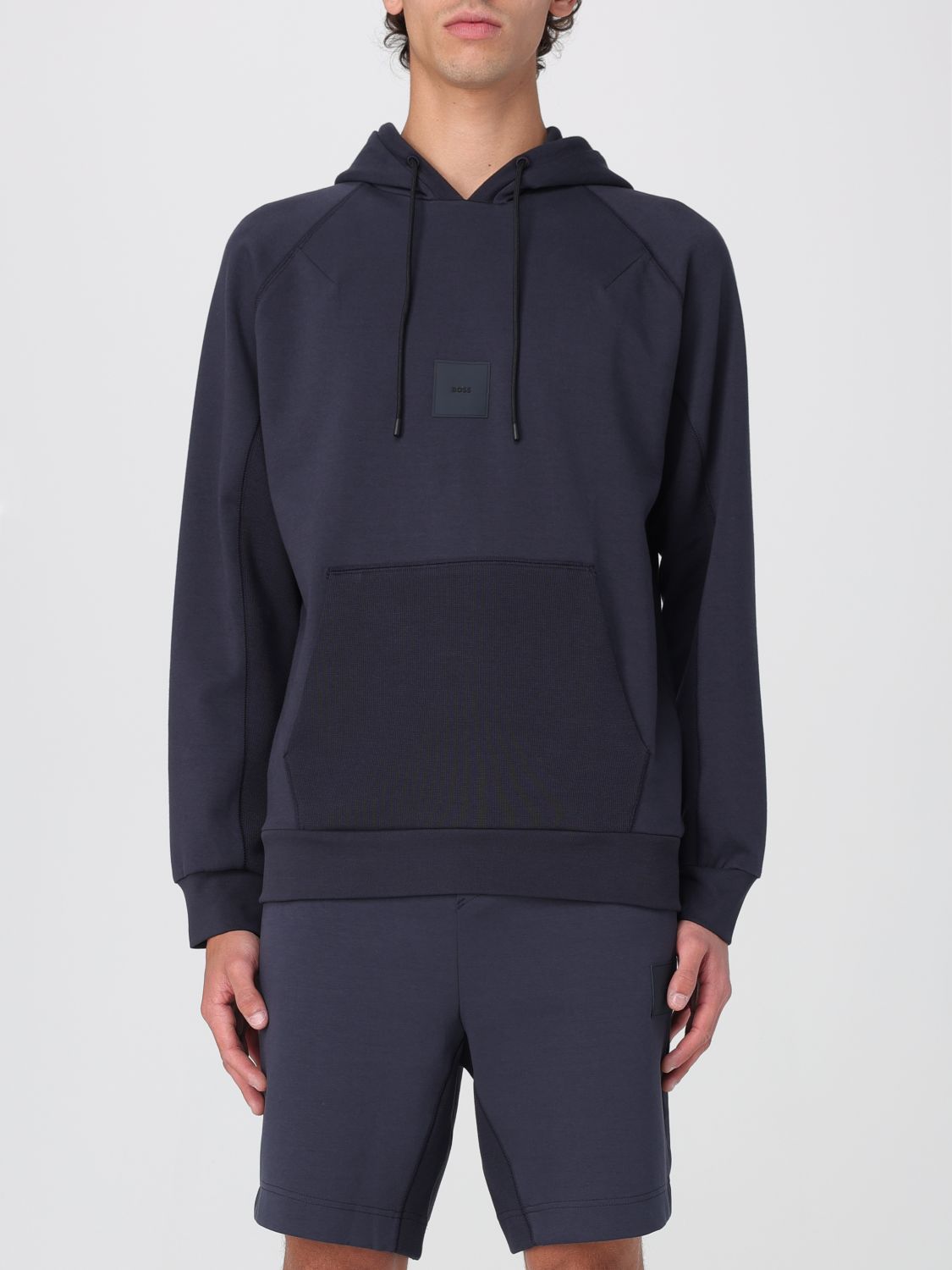 Sweatshirt BOSS Men color Blue