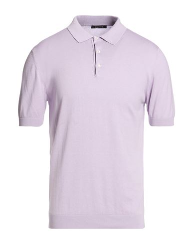 Man Sweater Lilac Size 42 Silk, Cotton