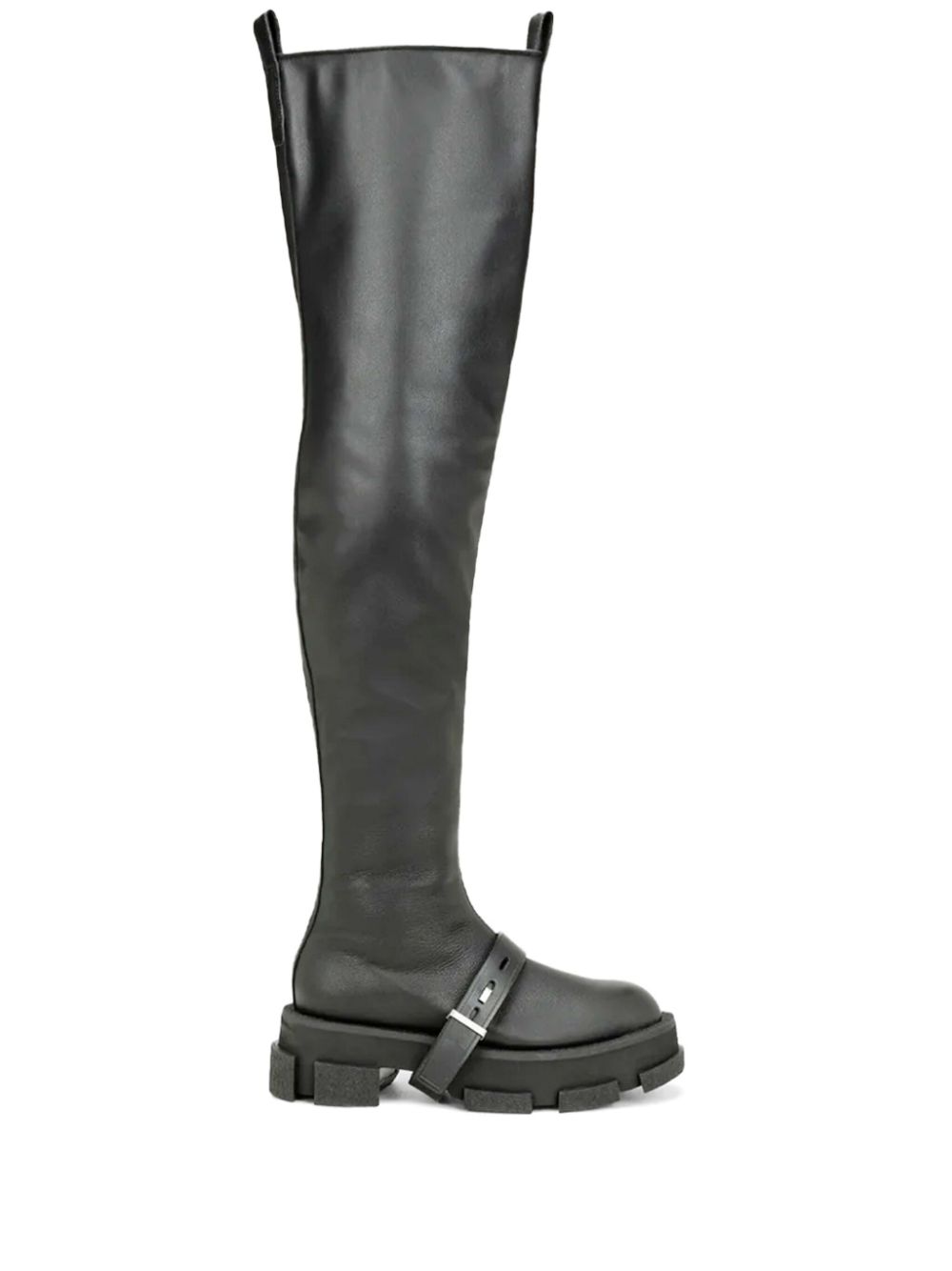 Gao thigh-high chunky boots - Black