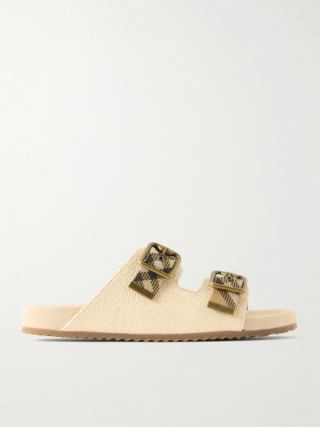 Urchin Woven Raffia Sandals - Neutrals