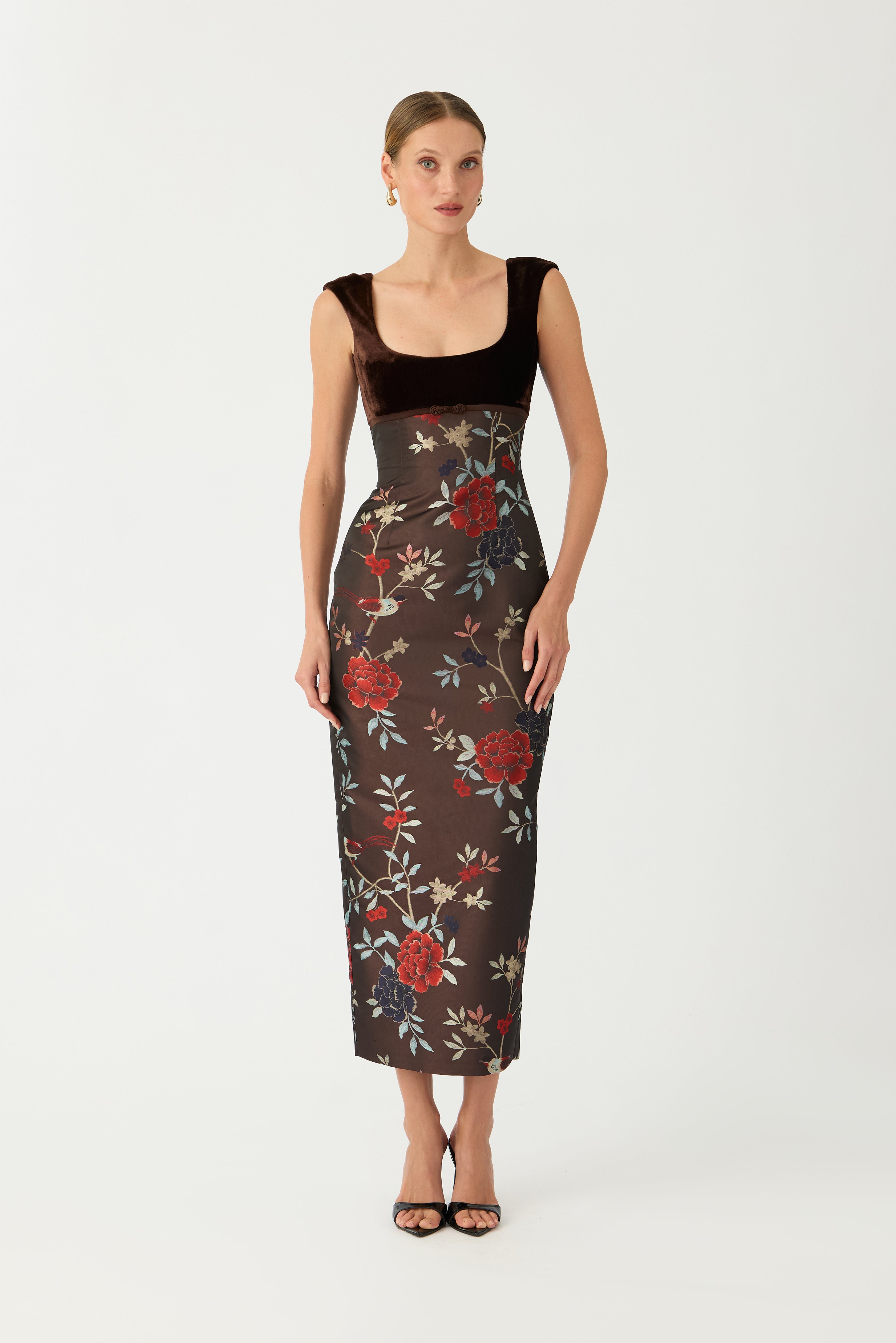 Tove Jacquard Dress